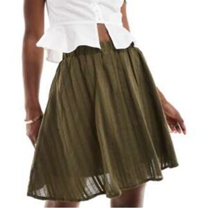 Olive Skater Skirt